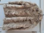 Korte bont jas, Kleding | Dames, Jassen | Winter, Ophalen, Gedragen, Maat 42/44 (L), Beige