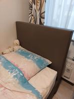 Boxspring als nieuw ! 1 pers., Ophalen, Nieuw, Bruin