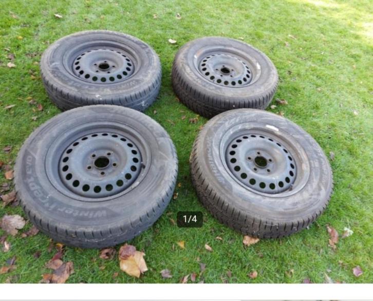 4 winterwielen 16 inch Kia/ Hyundai (5x114.3), Auto-onderdelen, Overige Auto-onderdelen, Mazda, Hyundai, Kia, Ophalen
