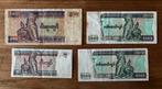 Bankbiljetten Myanmar, Postzegels en Munten, Ophalen of Verzenden