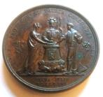 penning  1816 hulde v/d Staten v Henegouwen a koning Willem, Ophalen of Verzenden, Brons