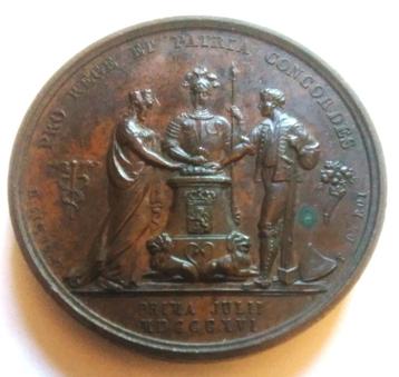 penning  1816 hulde v/d Staten v Henegouwen a koning Willem  beschikbaar voor biedingen