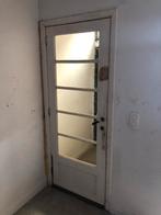 Gratis af te halen: houten binnendeur met glas, Ophalen, Zo goed als nieuw, Glas, Binnendeur