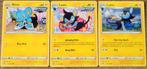 3 Pokémonkaarten: Shinx, Luxio Rapid Strike en Luxio, Comme neuf, Enlèvement ou Envoi, Plusieurs cartes