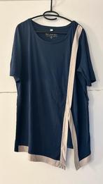 BPC Collection blauwe T-shirt met ecru bies, Kleding | Dames, T-shirts, Blauw, Maat 46/48 (XL) of groter, Ophalen of Verzenden