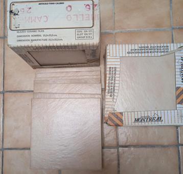 43 tegels 25,5x25,5 Ceramic Montreal,made in İtaly,+ 3m2  beschikbaar voor biedingen