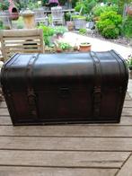 Mooi oud brocante houten koffertje, Ophalen of Verzenden