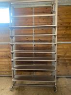 Demonteerbaar rek, Inox volledig geparelstraald, Huis en Inrichting, Ophalen, Zo goed als nieuw