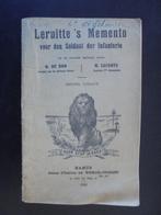 Leruitte's Memento voor den Soldaat der Infanterie, Antiquités & Art, Enlèvement ou Envoi