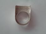 Bague Argent Design. Vintage., Gebruikt, Ophalen of Verzenden, Dame of Heer, Zilver