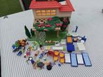 Playmobil vakantiehuis, zwembad, ijskar, vogelhuis, speelset, Ophalen, Zo goed als nieuw