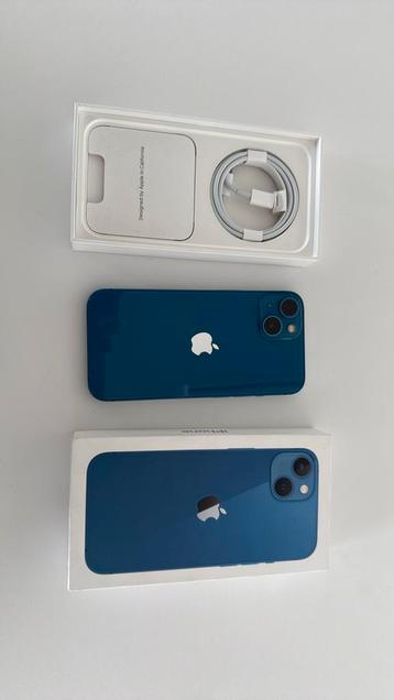 iPhone 13 - blauw - 128gb, 128 GB, IPhone 13, Enlèvement, Utilisé