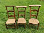 3 kerkstoelen, Antiek en Kunst, Antiek | Meubels | Stoelen en Sofa's, Ophalen