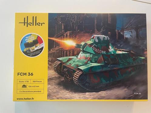 Tank WW2 Heller 35322 1/35 : FCM 36 (Starter Kit) - France, Hobby & Loisirs créatifs, Modélisme | Voitures & Véhicules, Neuf, Tank