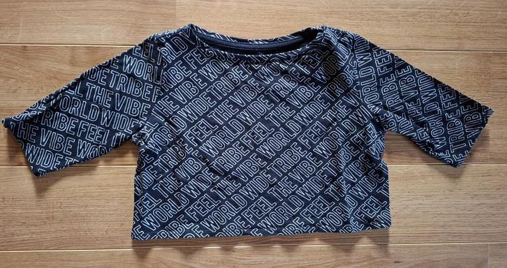 Zwart dans shirt 115-124, Enfants & Bébés, Vêtements enfant | Taille 116, Utilisé, Fille, Chemise ou À manches longues, Enlèvement ou Envoi