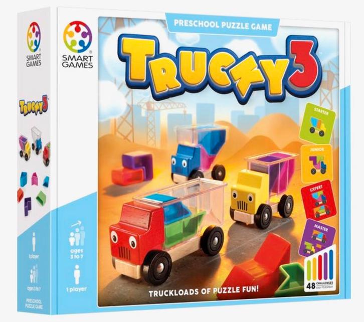 Smart Games Trucky 3, Hobby en Vrije tijd, Gezelschapsspellen | Overige, Zo goed als nieuw, Ophalen