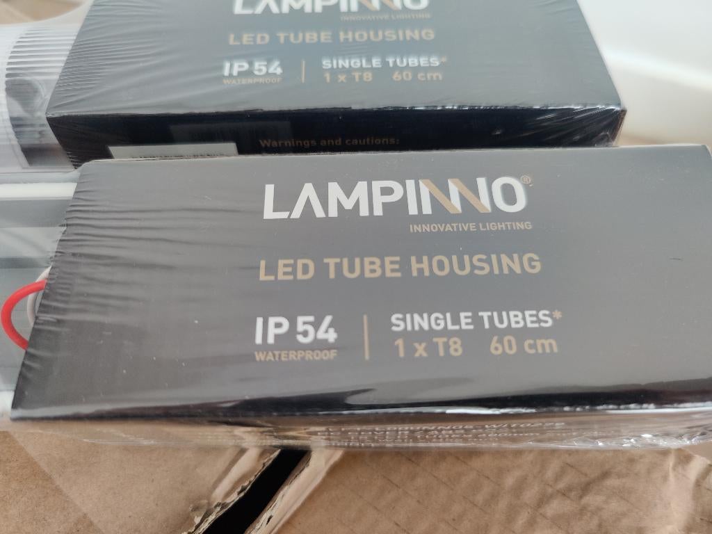 LED TL T8 IP54 armaturen 60cm - 16 stuks of apart, Ophalen, Nieuw