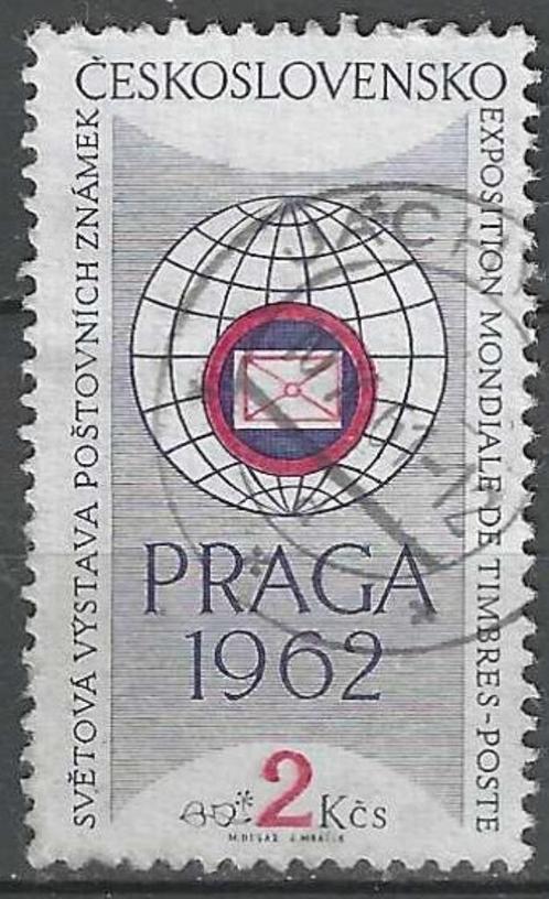Tsjechoslowakije 1961 - Yvert 1138 - Praag 1962  (ST), Postzegels en Munten, Postzegels | Europa | Overig, Gestempeld, Verzenden