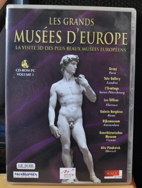 cd rom  les grands musées d' europe volume 1 (x 20269), Computers en Software, Educatie- en Cursussoftware, Gebruikt, Overige typen