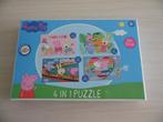 4 HASBRO PEPPA PIG PUZZELS VAN 12, 16, 20 EN 24 STUKJES, Kinderen en Baby's, Speelgoed | Kinderpuzzels, Ophalen of Verzenden, 10 tot 50 stukjes