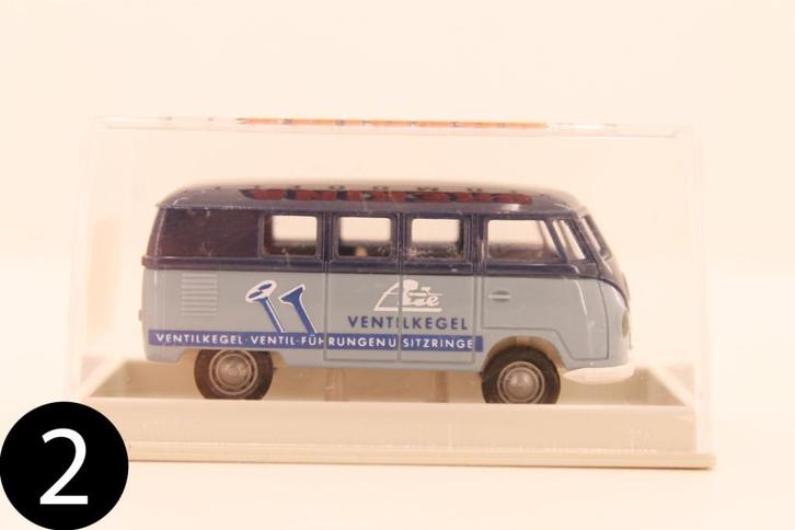 Brekina 1/87 HO VW T1 busjes – 4 stuks, Hobby en Vrije tijd, Modelauto's | 1:87, Zo goed als nieuw, Bus of Vrachtwagen, Brekina