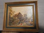 Antieke kader francois Boucher les moulin, Antiek en Kunst, Ophalen of Verzenden
