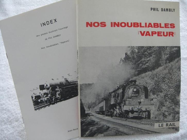 Stoomlocomotieven NMBS Dambly Lejeune 1969 + zeldzame index, Verzamelen, Spoorwegen en Tram, Gebruikt, Ophalen of Verzenden