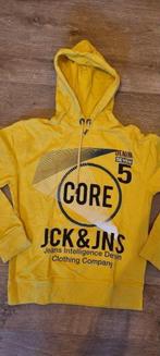 gele trui met kap / hoodie van Jack & Jones maat 164 - 176 S, Kinderen en Baby's, Kinderkleding | Maat 176, Gebruikt, Trui of Vest