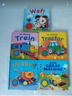 5 Kinderboekjes met geluid +3 jaar, Boeken, Ophalen, Zo goed als nieuw, Uitklap-, Voel- of Ontdekboek, 3 tot 4 jaar