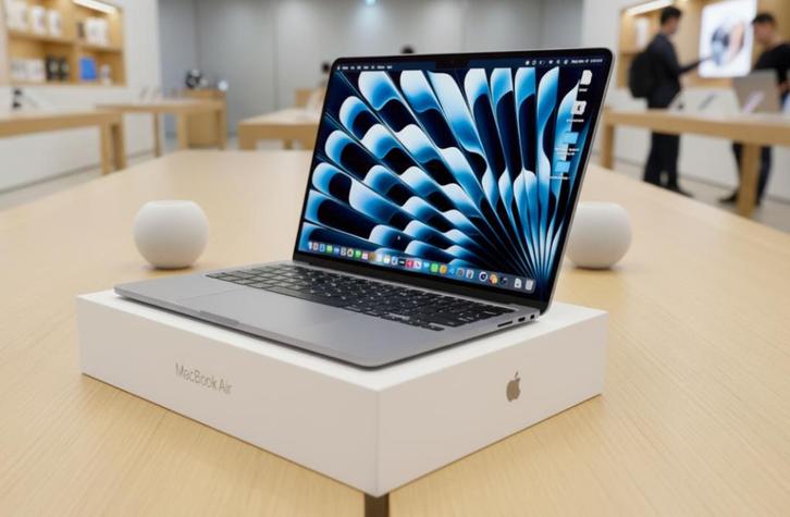 MacbookAir M4 Gris, Computers en Software, Apple Macbooks, Nieuw, MacBook Air, 15 inch, 3 tot 4 Ghz, 256 GB, 16 GB, Azerty, Ophalen