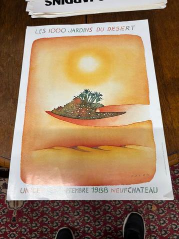 Originele affiche FOLON beschikbaar voor biedingen