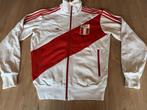 adidas originals peru retro trainingsjack wit/rood maat l, Kleding | Heren, Ophalen of Verzenden, Zo goed als nieuw, Maat 52/54 (L)