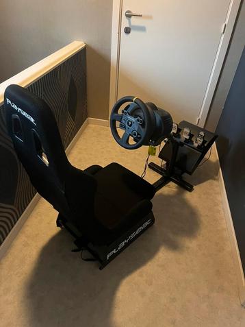 Playseat met thrustmaster tx leather edition beschikbaar voor biedingen
