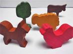 Houten figuurtjes gekleurd - 50 stuks voor €3 !!!, Kinderen en Baby's, Speelgoed | Houten speelgoed, Nieuw, Overige typen, Ophalen of Verzenden