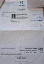 Groen gordijn/twee panelen B: 140 cm H:144 cm., Huis en Inrichting, Stoffering | Gordijnen en Lamellen, Ophalen, Zo goed als nieuw