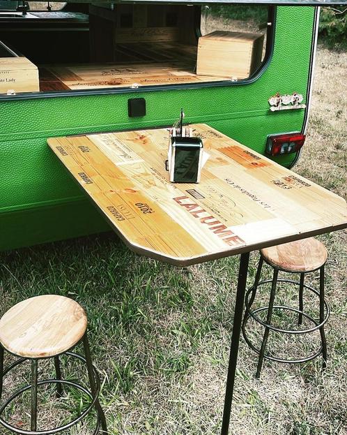 Wijn/champagnebar truck, Huis en Inrichting, Barren, Zo goed als nieuw, Ophalen