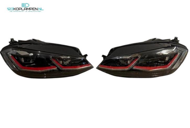 Volkswagen Golf 7 Facelift GTI Full LED Koplampen Set 5G1941, Auto-onderdelen, Verlichting, Volkswagen, Gebruikt, Herkomst onderdeel bekend