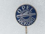 SP2163 Speldje Opel rekord, Collections, Broches, Pins & Badges, Utilisé, Enlèvement ou Envoi