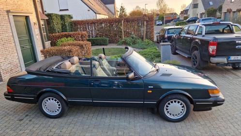 Saab 900s turbo, Auto's, Saab, Particulier, Saab 900, Benzine, Handgeschakeld, Groen, Beige, Leder, Voorwielaandrijving, Ophalen