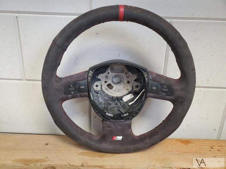 Audi A4 04-08 en A6 04-11 stuur S line met knoppen ALCANTARA, Auto-onderdelen, Besturing, Audi, Gebruikt, Ophalen of Verzenden