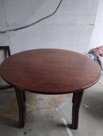 ronde tafel vol hout, 100 tot 150 cm, 100 tot 150 cm, Rond, Gebruikt