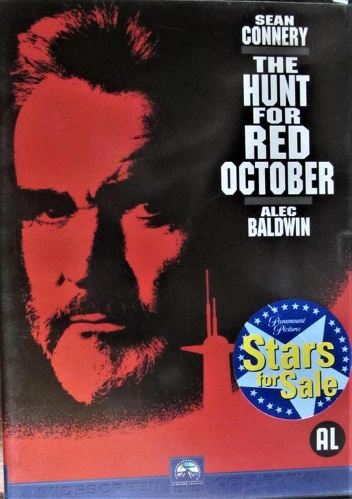 DVD OORLOG- THE HUNT FOR RED OCTOBER (SEAN CONNERY), Cd's en Dvd's, Dvd's | Actie, Zo goed als nieuw, Oorlog, Alle leeftijden