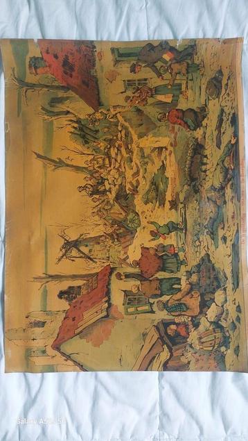 Grote Poster : bevrijding 1918. beschikbaar voor biedingen