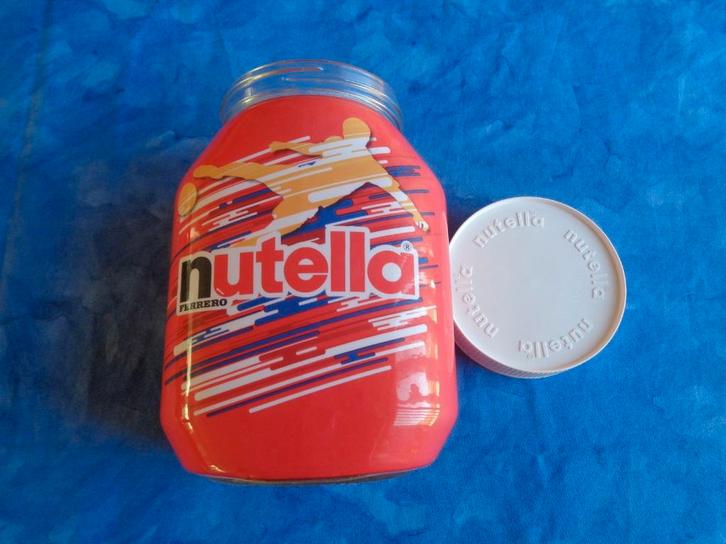 Collection "NUTELLA" Rouge vide. 1000gr, Verzamelen, Glas en Drinkglazen, Gebruikt, Overige typen, Verzenden