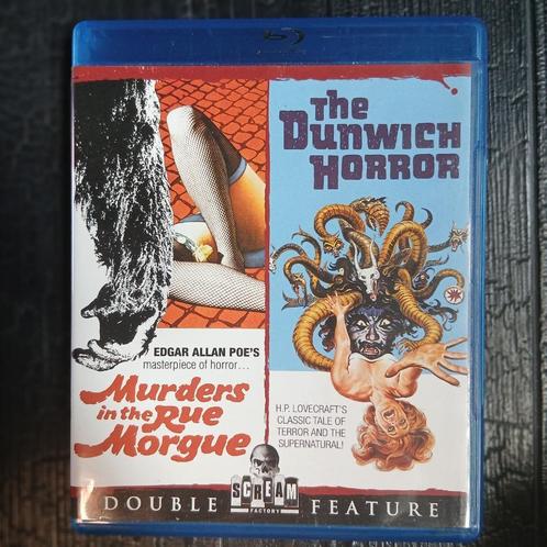 Murders in the Rue Morgue / The Dunwich Horror Regio A Blu-r, Cd's en Dvd's, Blu-ray, Zo goed als nieuw, Horror, Verzenden