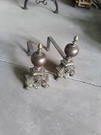 2 antieke  bronzen vuurbokken, Ophalen