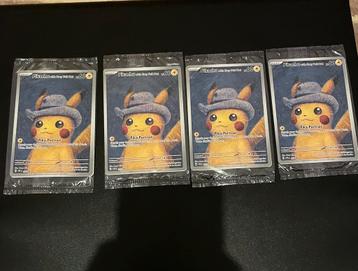 4x pikachu with grey felt hat beschikbaar voor biedingen
