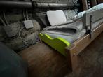 Lit enfant avec matelas, sécurité et couette, Maison & Meubles, Enlèvement, Utilisé, Une personne, Bois