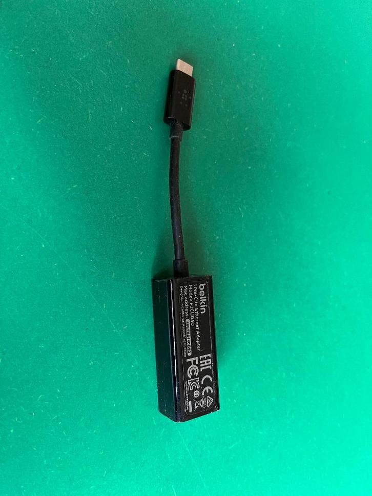 USB-C naar Gigabit Ethernet Adapter, Computers en Software, Pc- en Netwerkkabels, Nieuw, Ophalen of Verzenden