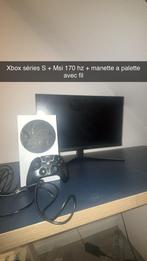 Xbox séries s avec écran et manette à palette, Enlèvement ou Envoi, Comme neuf